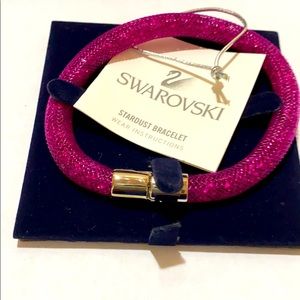 Brand New Swarovski Fuchsia Stardust Bracelet